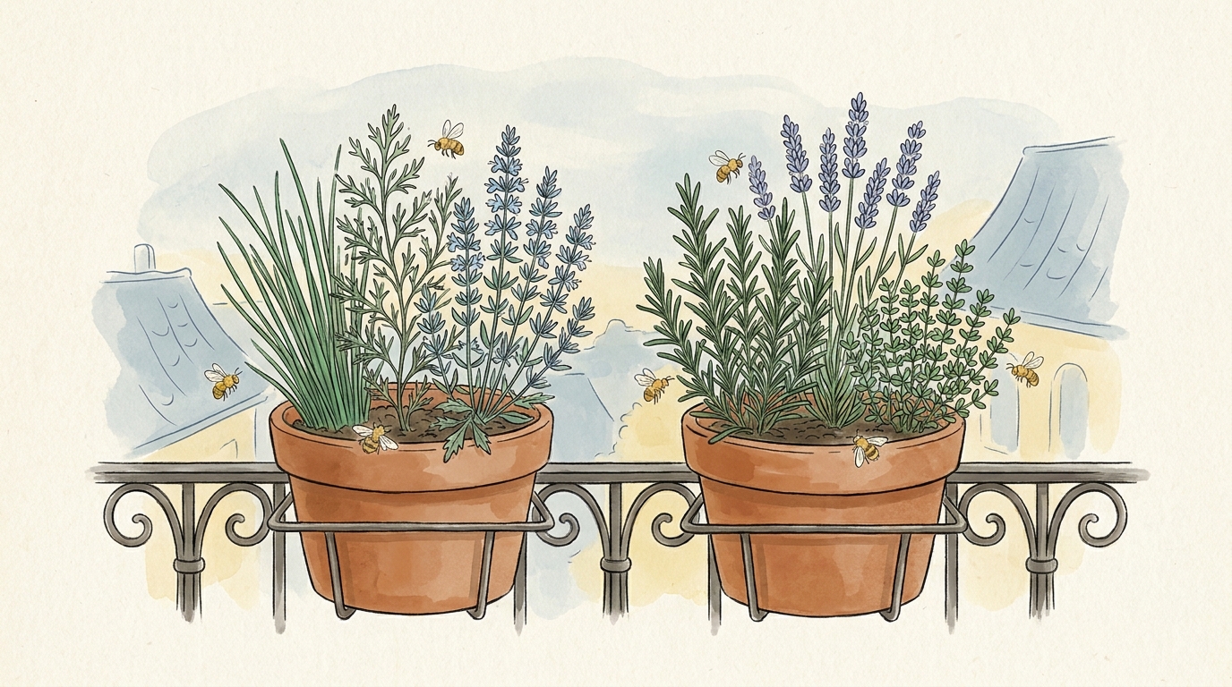 Heimisch vs. mediterran — welche Kräuter auf den Balkon?