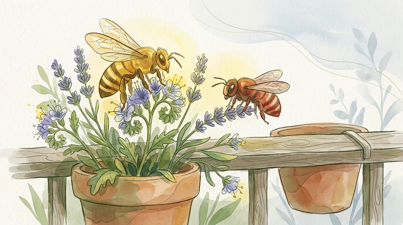 Honigbiene vs. Wildbiene — der Unterschied