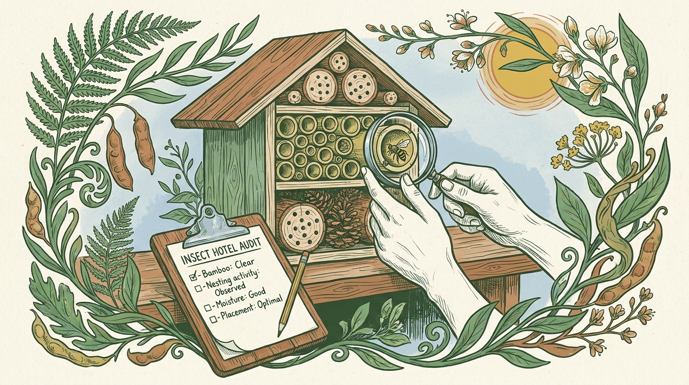Insektenhotel kaufen und bewerten — die 7-Punkte-Checkliste